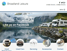 Tablet Screenshot of leisure-vehicles.com